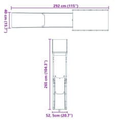 Vidaxl Dětské hřiště na zahradu impregnované borové dřevo