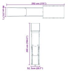 Vidaxl Dětské hřiště na zahradu masivní dřevo douglasky