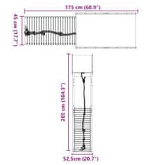 Vidaxl Dětské hřiště na zahradu impregnované borové dřevo