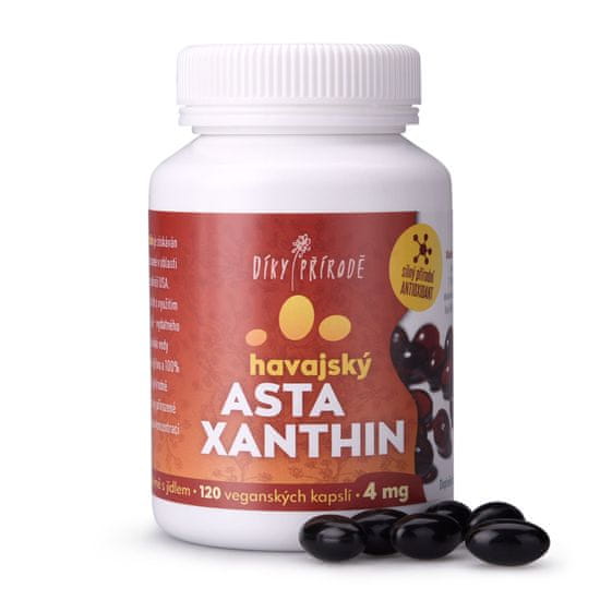 Díky přírodě Havajský astaxanthin Vegan 4 mg, 120 kapslí