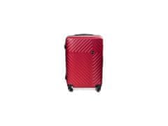 RGL 741 Cestovní skořepinový kufr, červený Velikost: 55x40x23 cm
