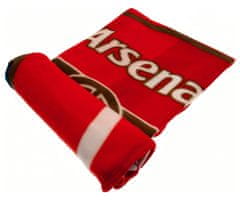 FotbalFans Fleecová deka Arsenal FC, červená, 125x150 cm