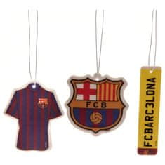 FotbalFans Osvěžovač do auta FC Barcelona, sada 3 ks, 7x7 cm