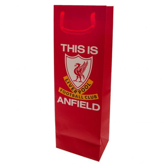 FotbalFans Dárková taška Liverpool FC, červená, 37x12 cm