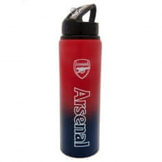 FotbalFans Sportovní alu láhev Arsenal FC, červeno-černá, 750ml