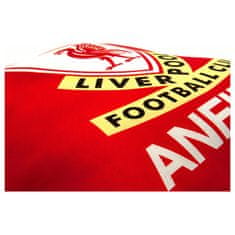 FotbalFans Polštářek Liverpool FC, červený, 35x35 cm