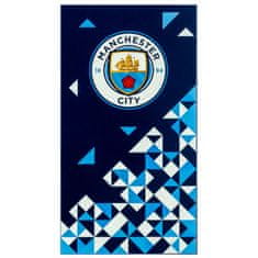 FotbalFans Plážová osuška Manchester City FC, 140x70 cm