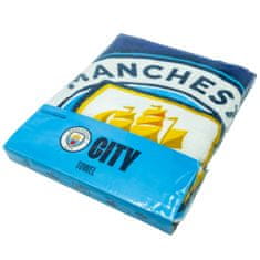 FotbalFans Plážová osuška Manchester City FC, 140x70 cm