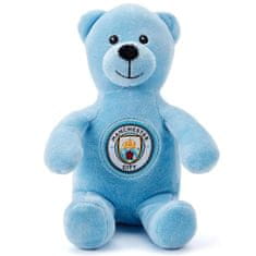 FotbalFans Plyšový medvídek Manchester City FC, modrý, 20 cm