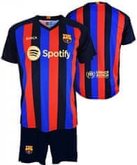 FotbalFans Dětský dres FC Barcelona, Home, tričko a šortky | 11-12r