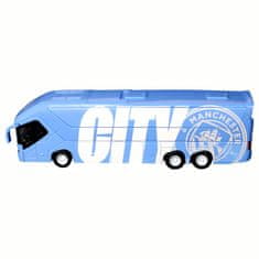 FotbalFans Autobus Manchester City FC, modrý, 25x7x5 cm