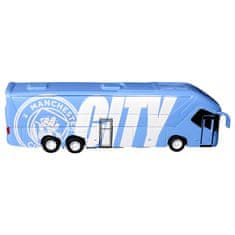 FotbalFans Autobus Manchester City FC, modrý, 25x7x5 cm