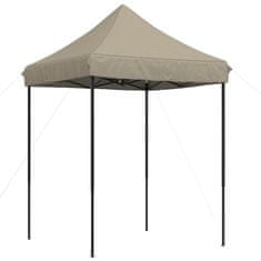 Vidaxl Skládací party stan pop-up taupe 200 x 200 x 306 cm