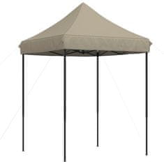 Vidaxl Skládací party stan pop-up taupe 200 x 200 x 306 cm