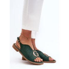 Elegantní dámské sandály se zdobením velikost 37