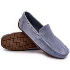 Pánské semišové mokasíny Slip-on velikost 44