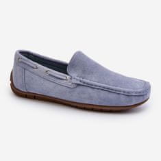 Pánské semišové mokasíny Slip-on velikost 40