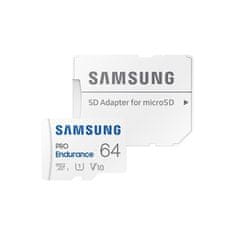 Samsung Paměťová karta Micro SDXC Pro Endurance 64GB UHS-I U1 (100R/ 30W) + SD adaptér