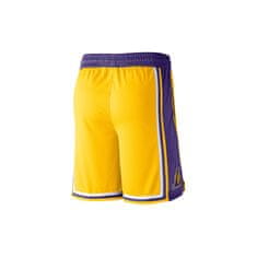 Nike Kalhoty basketbalové žluté 183 - 187 cm/L Nba Los Angeles Lakers Swingman