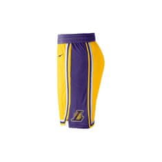 Nike Kalhoty basketbalové žluté 183 - 187 cm/L Nba Los Angeles Lakers Swingman