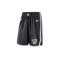 Nike Kalhoty basketbalové černé 188 - 192 cm/XL Nba Brooklyn Nets Swingman