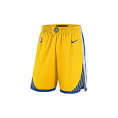 Nike Kalhoty basketbalové žluté 193 - 197 cm/XXL Nba Golden State Warriors Swingman