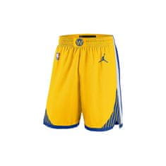 Nike Kalhoty basketbalové žluté 183 - 187 cm/L Nba Golden State Warriors Swingman