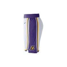 Nike Kalhoty basketbalové bílé 193 - 197 cm/XXL Nba Los Angeles Lakers Swingman