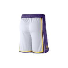 Nike Kalhoty basketbalové bílé 193 - 197 cm/XXL Nba Los Angeles Lakers Swingman