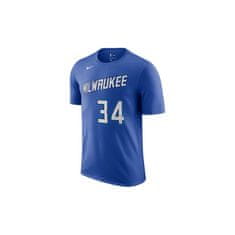 Nike Tričko modré XXL Nba Milwaukee Bucks Giannis Antetokounmpo City Edition