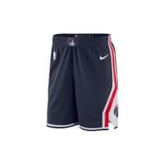 Nike Kalhoty basketbalové tmavomodré 193 - 197 cm/XXL Nba Washington Wizards Swingman