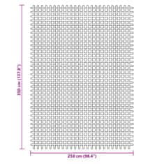 Vidaxl Kempingová podložka modrá 3,5 x 2,5 m