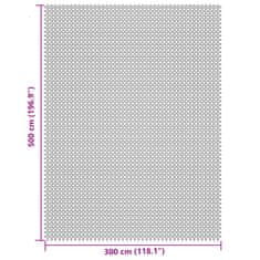 Vidaxl Kempingová podložka krémová 5 x 3 m
