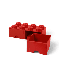 LEGO Storage úložný box 8 s šuplíky - červená