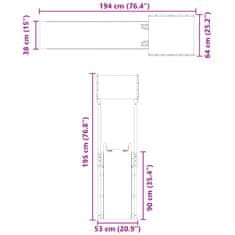 Vidaxl Dětské hřiště na zahradu impregnované borové dřevo