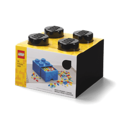 LEGO Storage úložný box 4 s šuplíkem - černá