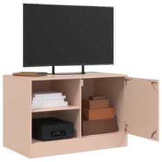 Vidaxl TV skříňky 2 ks růžové 67 x 39 x 44 cm ocel