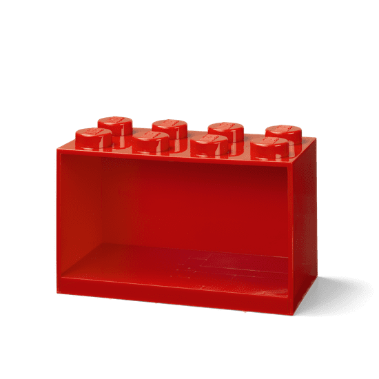 LEGO Storage Brick 8 závěsná police - červená