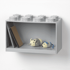 LEGO Storage Brick 8 závěsná police - šedá