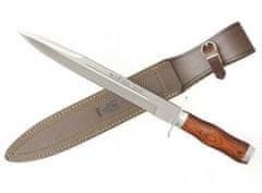 Muela URIAL-26CO lovecký nůž 26 cm, dřevo Pakka, ocel, kožené pouzdro