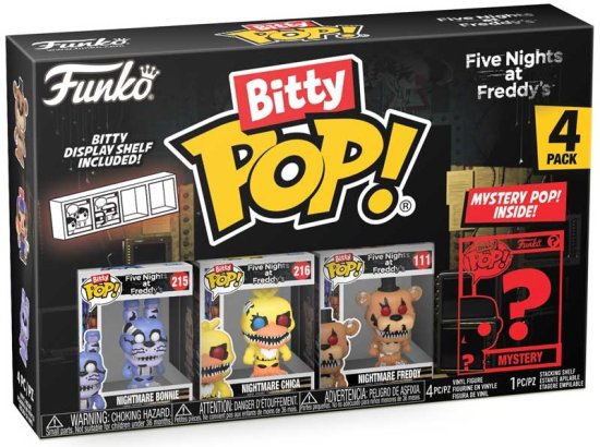 Funko Funko Bitty Pop! 4-Pack: FNAF - Nightmare Bonnie a ostatní