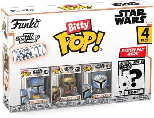 Funko Funko Bitty Pop! 4-Pack: Star Wars - Heavy Mandalorian Infantry a ostatní