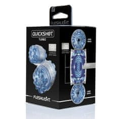 Fleshlight Fleshlight Quickshot Turbo (Blue Ice), oboustranný masturbátor