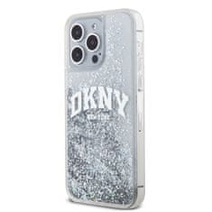 DKNY Zadní Kryt Liquid Glitter Arch Logo na iPhone 15 Pro Max Transparent