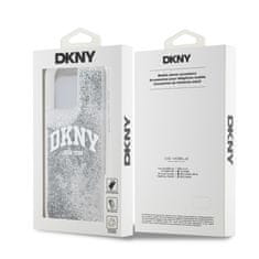 DKNY Zadní Kryt Liquid Glitter Arch Logo na iPhone 15 Pro Max Transparent