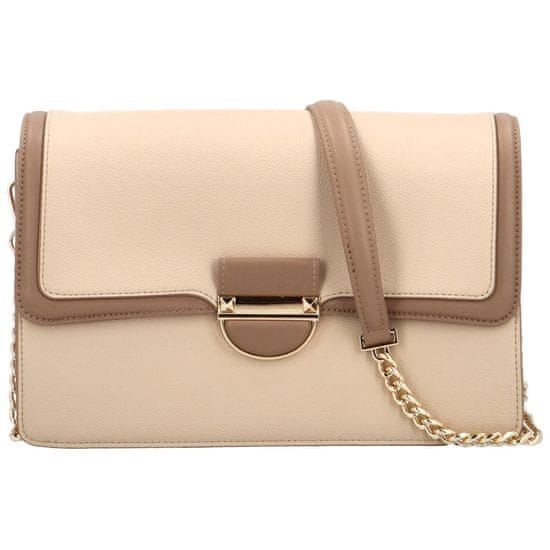 DIANA & CO Elegantní dámská crossbody Bicchia, béžová