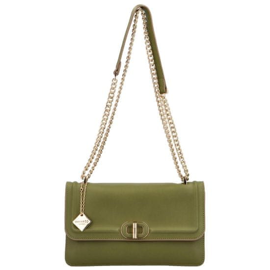 DIANA & CO Elegantní dámská crossbody Cornelia, zelená