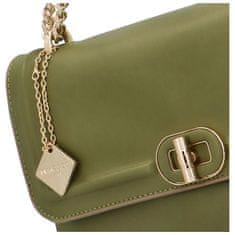 DIANA & CO Elegantní dámská crossbody Cornelia, zelená