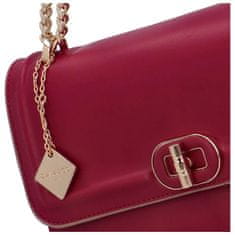 DIANA & CO Elegantní dámská crossbody Cornelia, fuchsiová