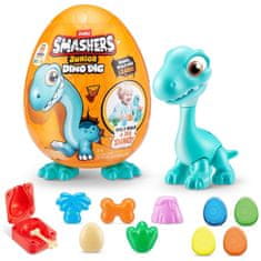 Zuru Smashers Junior Dino Dig Velké Vejce s různými překvapeními 1kg Brontosaurus